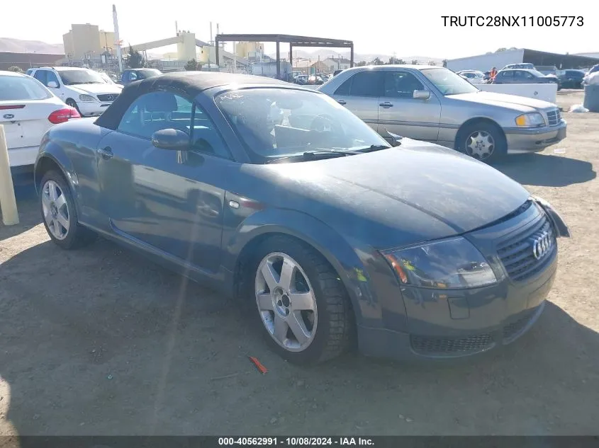 2001 Audi Tt VIN: TRUTC28NX11005773 Lot: 40562991