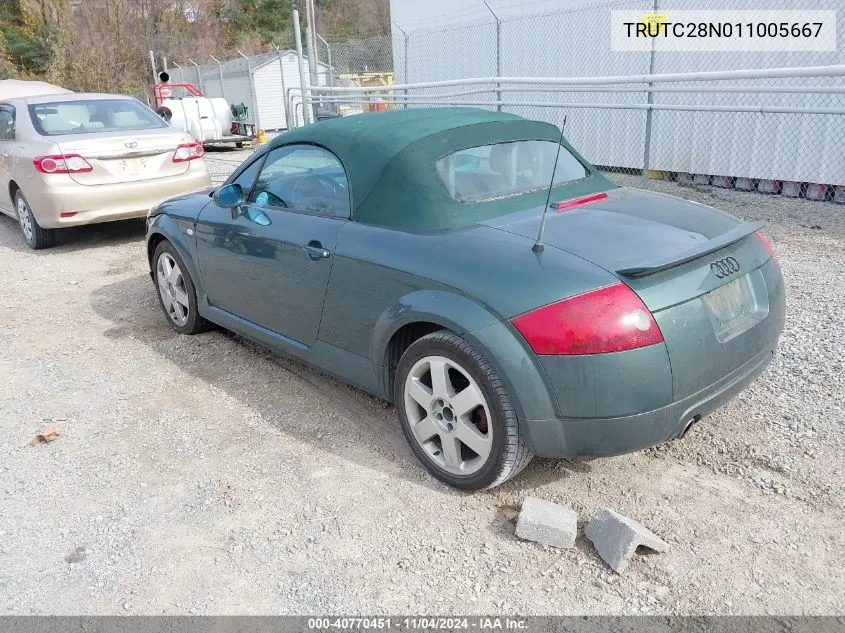 TRUTC28N011005667 2001 Audi Tt