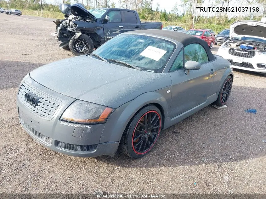 2002 Audi Tt VIN: TRUTC28N621037198 Lot: 40815236