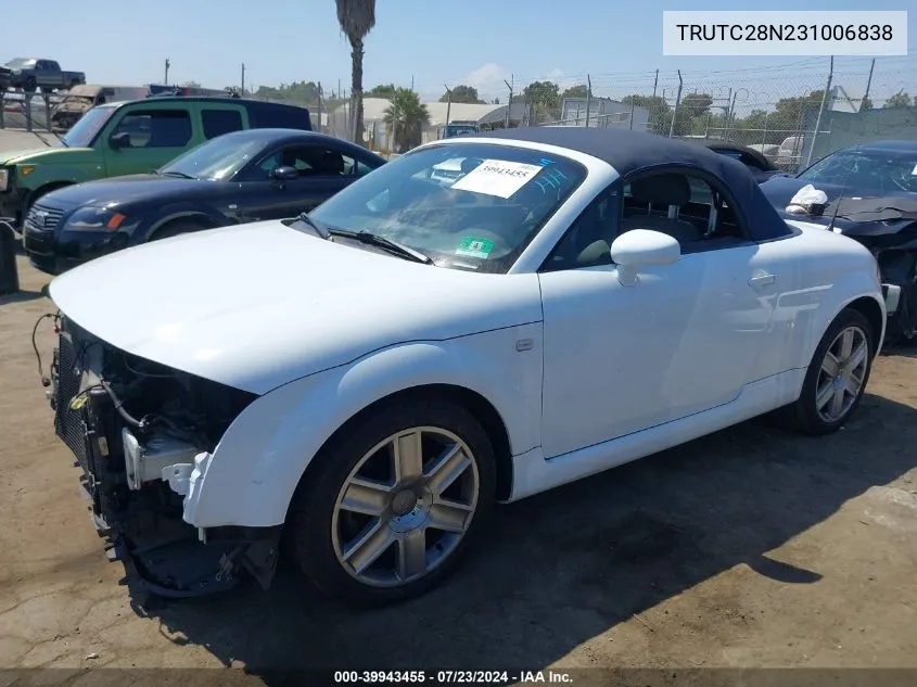 TRUTC28N231006838 2003 Audi Tt 1.8L