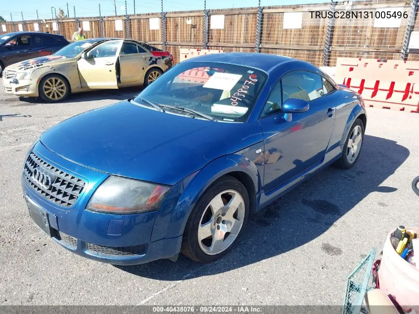 2003 Audi Tt 1.8L VIN: TRUSC28N131005496 Lot: 40438076