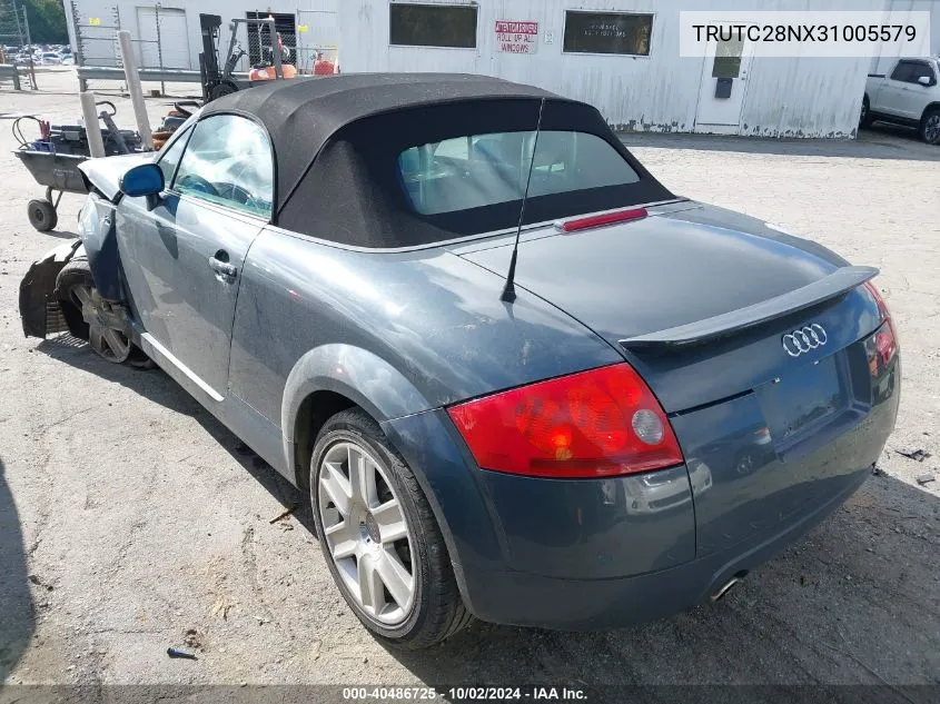 TRUTC28NX31005579 2003 Audi Tt 1.8L