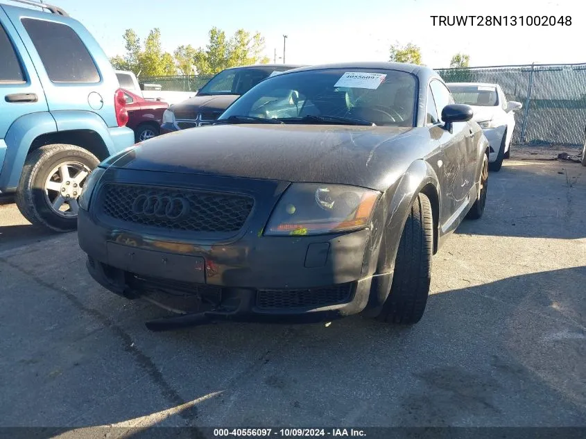 2003 Audi Tt Quattro VIN: TRUWT28N131002048 Lot: 40556097