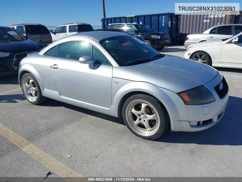 2003 Audi Tt 1.8L VIN: TRUSC28NX31023091 Lot: 40821045