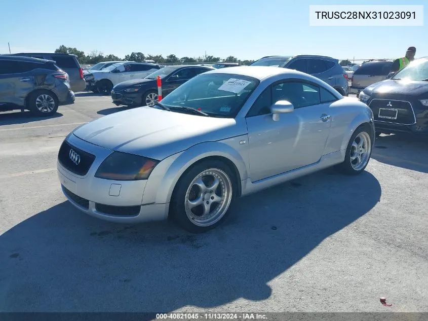 2003 Audi Tt 1.8L VIN: TRUSC28NX31023091 Lot: 40821045