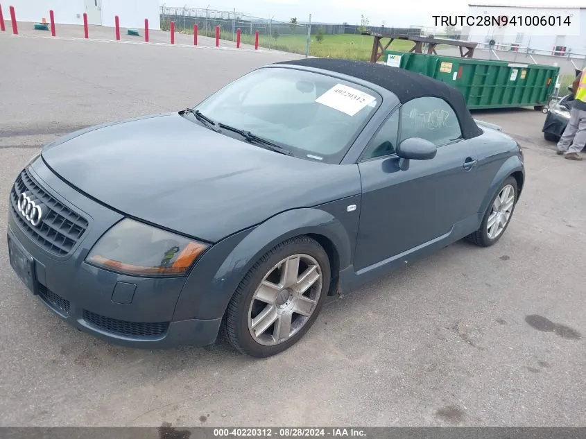 TRUTC28N941006014 2004 Audi Tt 1.8L