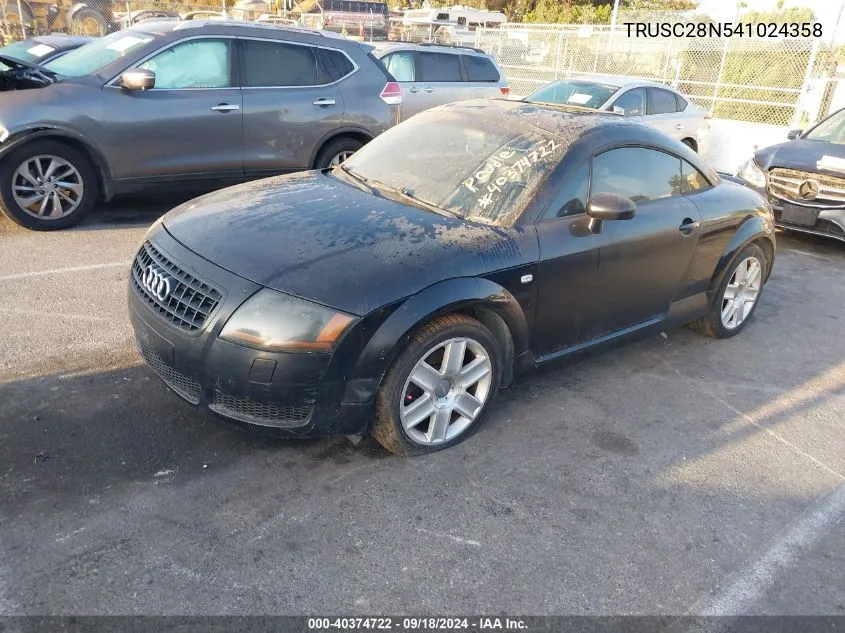 TRUSC28N541024358 2004 Audi Tt 1.8L