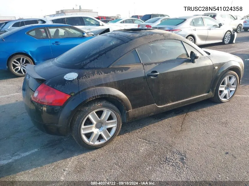 TRUSC28N541024358 2004 Audi Tt 1.8L