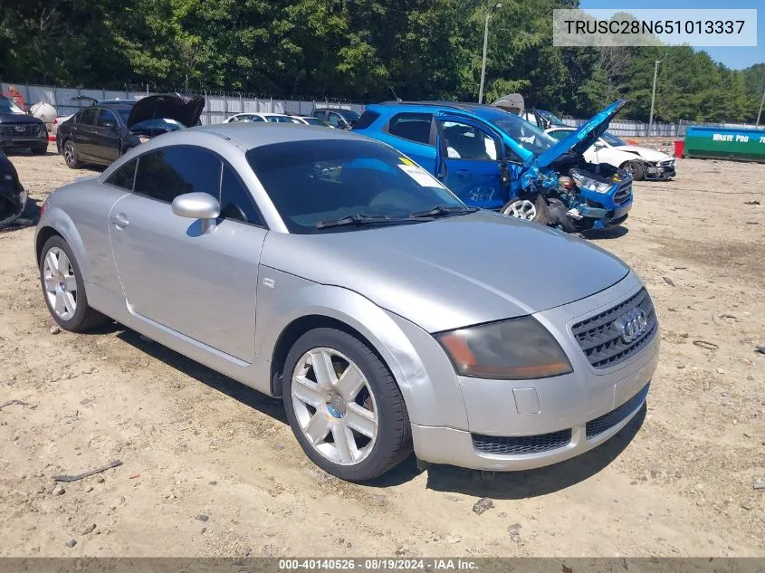 2005 Audi Tt 1.8L VIN: TRUSC28N651013337 Lot: 40140526