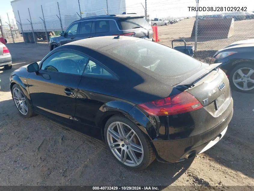 TRUDD38J281029242 2008 Audi Tt 3.2