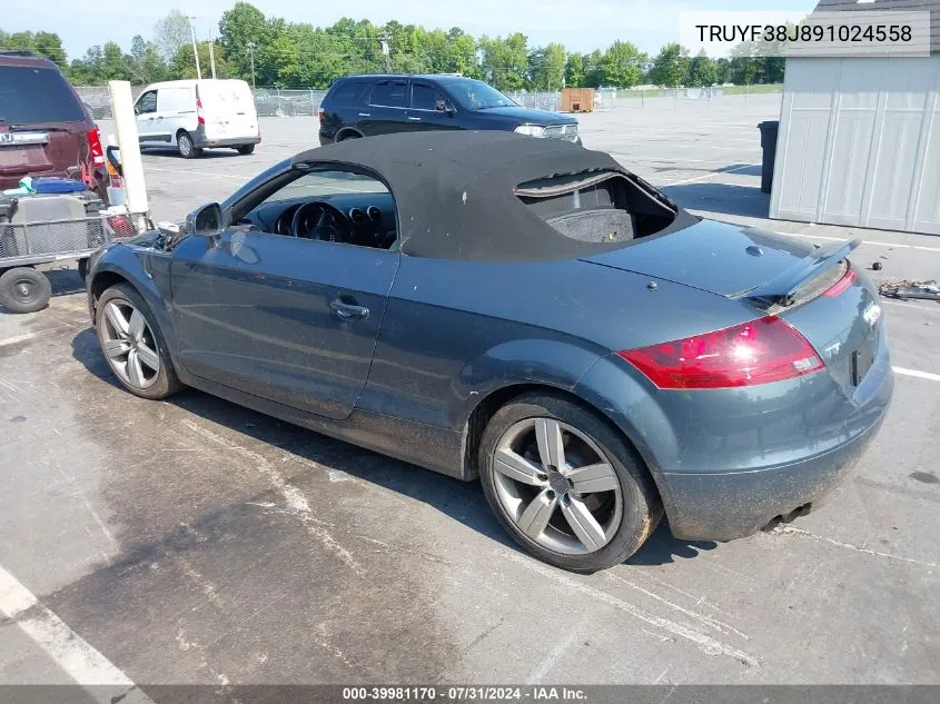 TRUYF38J891024558 2009 Audi Tt 2.0T