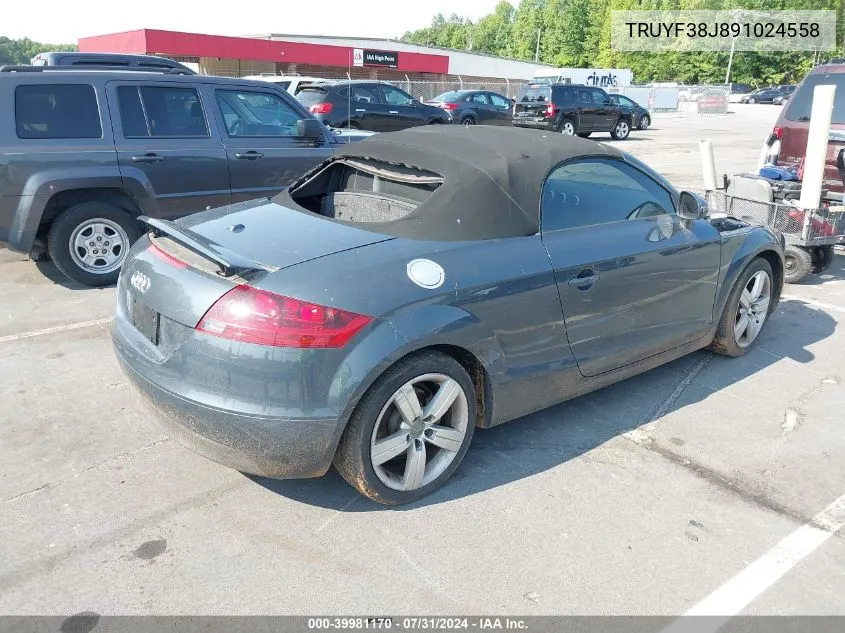 TRUYF38J891024558 2009 Audi Tt 2.0T