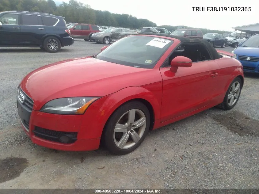 TRULF38J191032365 2009 Audi Tt 2.0T