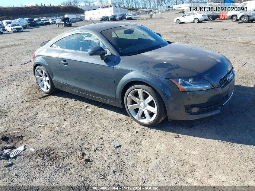 2009 Audi Tt 2.0T VIN: TRUKF38J691020398 Lot: 40828864