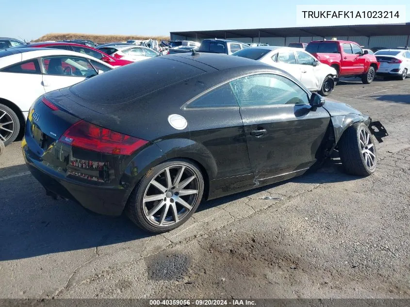 TRUKFAFK1A1023214 2010 Audi Tt 2.0T Premium