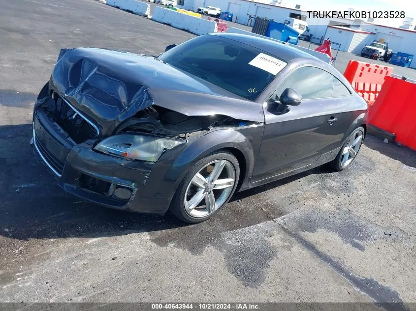 TRUKFAFK0B1023528 2011 Audi Tt 2.0T Premium Plus