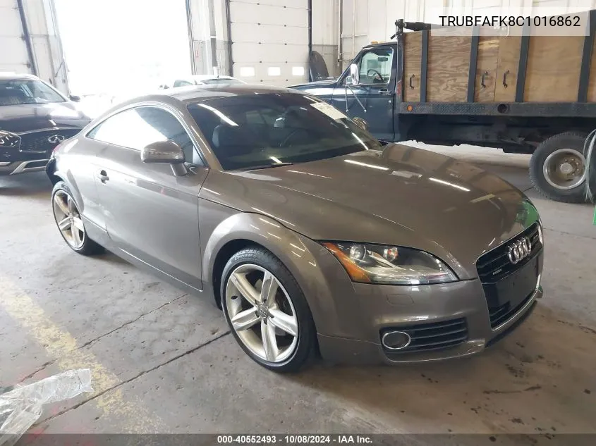 2012 Audi Tt 2.0T Premium Plus VIN: TRUBFAFK8C1016862 Lot: 40552493