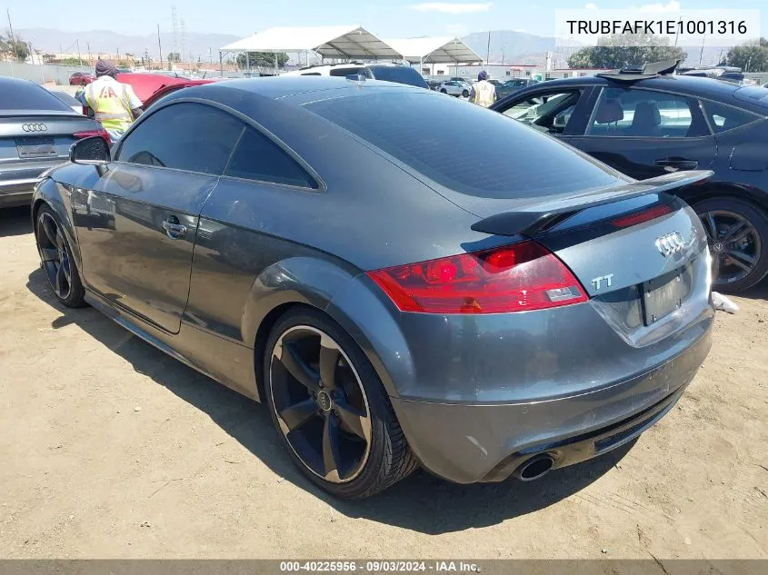 TRUBFAFK1E1001316 2014 Audi Tt 2.0T