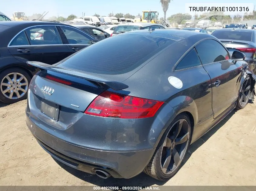 TRUBFAFK1E1001316 2014 Audi Tt 2.0T