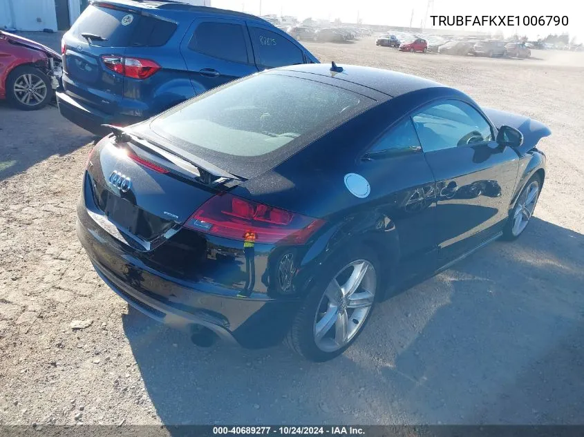 TRUBFAFKXE1006790 2014 Audi Tt 2.0T