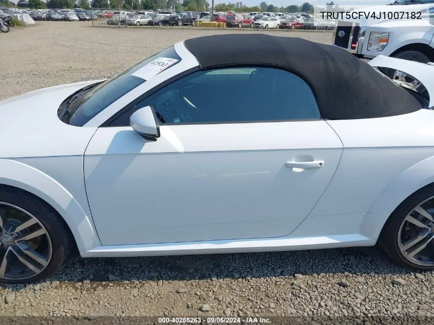 2018 Audi Tt 2.0T VIN: TRUT5CFV4J1007182 Lot: 40255263