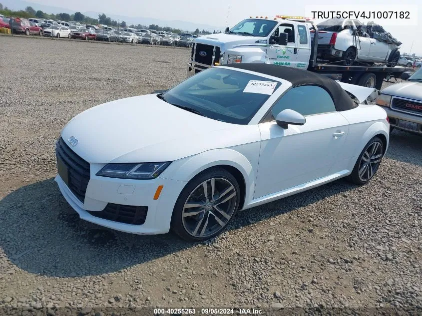 2018 Audi Tt 2.0T VIN: TRUT5CFV4J1007182 Lot: 40255263