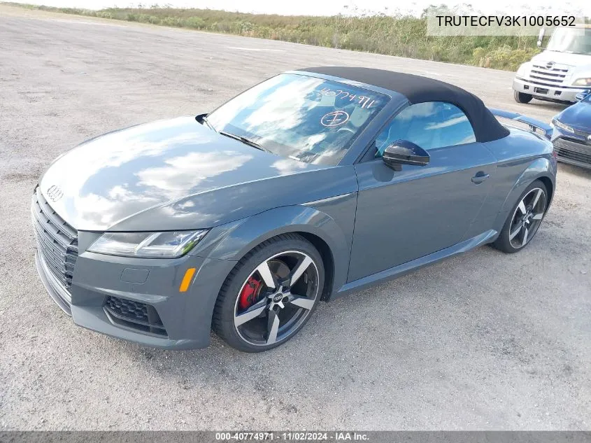 2019 Audi Tt 45 VIN: TRUTECFV3K1005652 Lot: 40774971