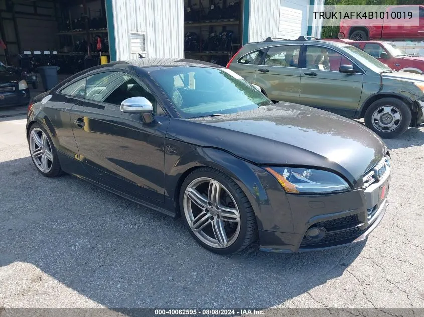 2011 Audi Tts 2.0T Premium Plus VIN: TRUK1AFK4B1010019 Lot: 40062595