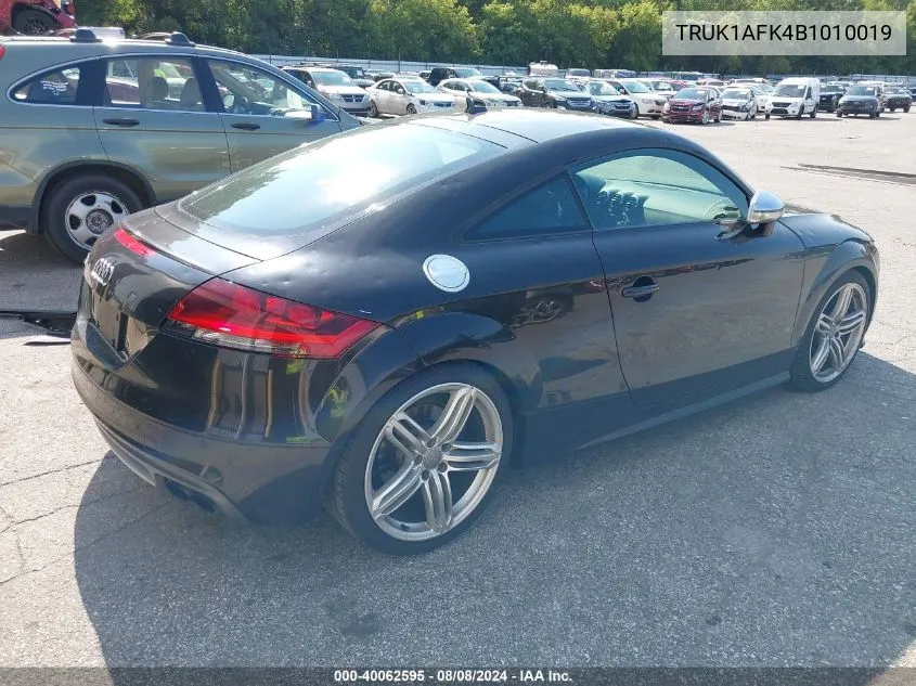 2011 Audi Tts 2.0T Premium Plus VIN: TRUK1AFK4B1010019 Lot: 40062595