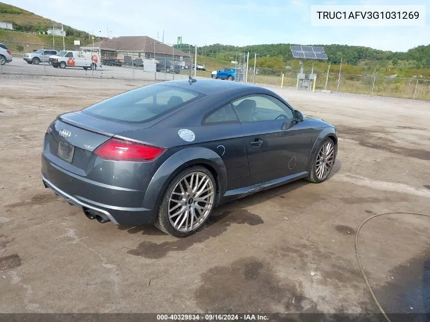 2016 Audi Tts 2.0T VIN: TRUC1AFV3G1031269 Lot: 40329834