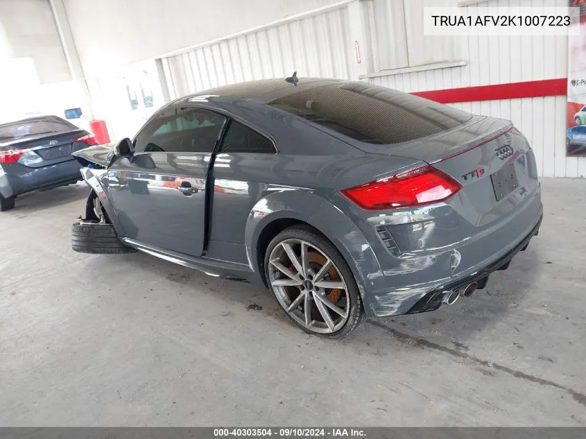 TRUA1AFV2K1007223 2019 Audi Tts