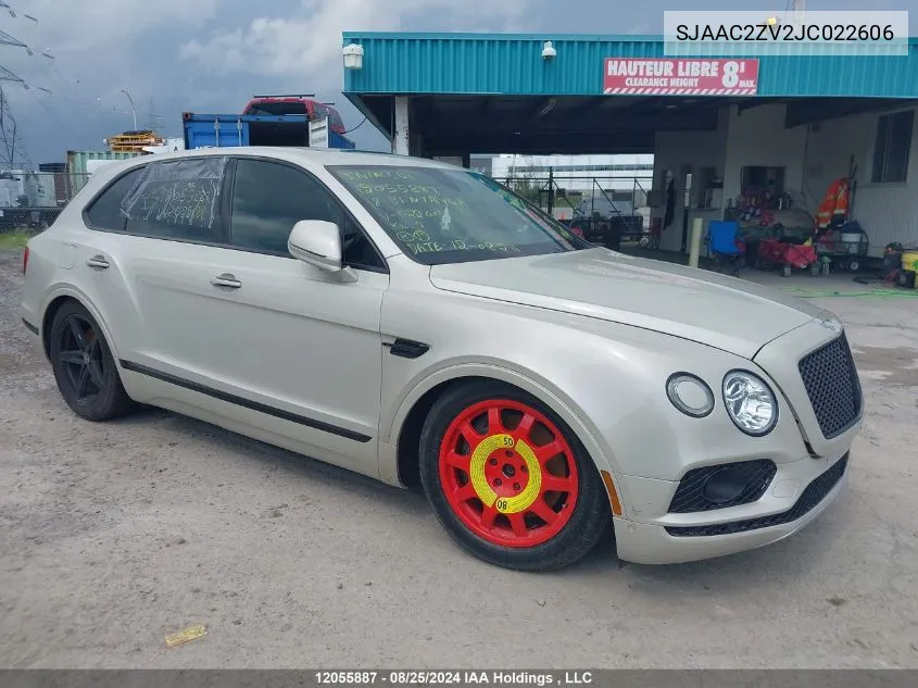 SJAAC2ZV2JC022606 2018 Bentley Bentayga