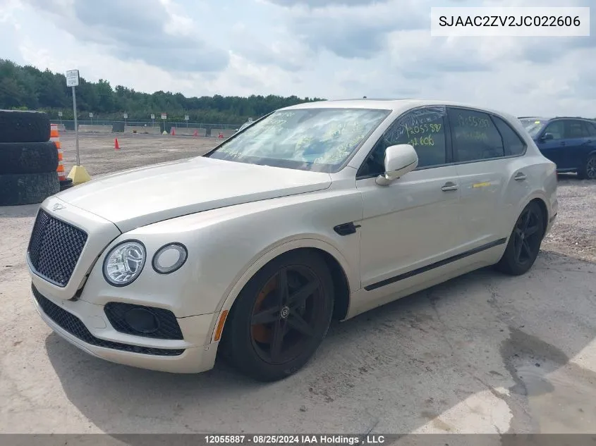 SJAAC2ZV2JC022606 2018 Bentley Bentayga