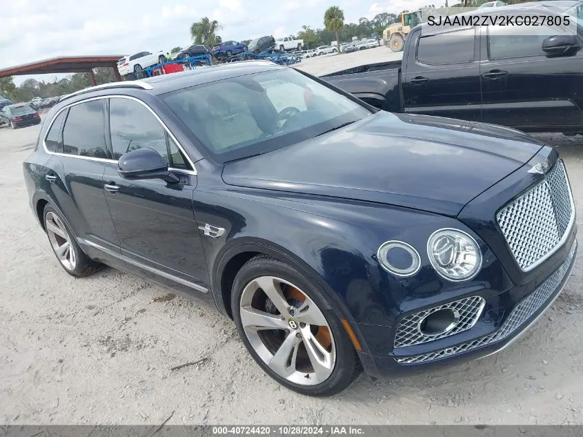 SJAAM2ZV2KC027805 2019 Bentley Bentayga V8