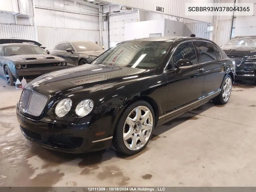 2007 Bentley Continental Flying Spur VIN: SCBBR93W378044365 Lot: 12111309