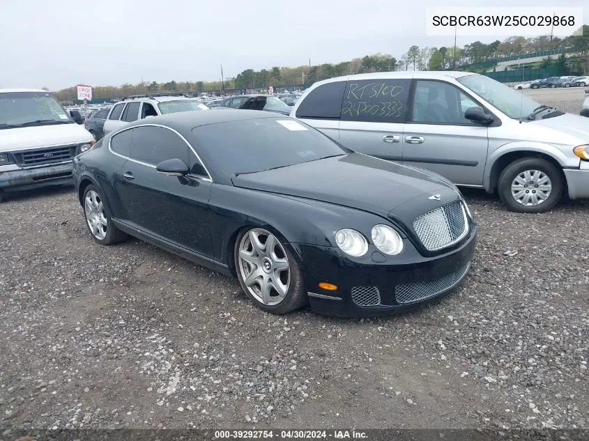 SCBCR63W25C029868 2005 Bentley Continental Gt