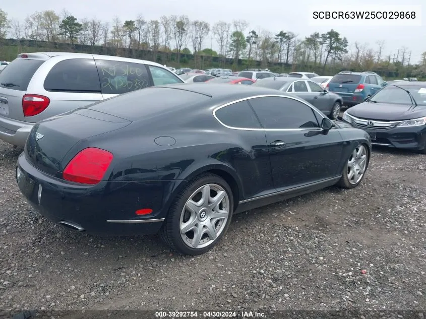 SCBCR63W25C029868 2005 Bentley Continental Gt