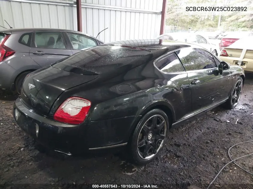 SCBCR63W25C023892 2005 Bentley Continental Gt