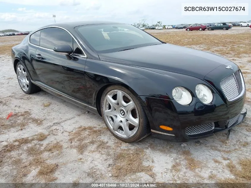 SCBCR63W15C027674 2005 Bentley Continental Gt