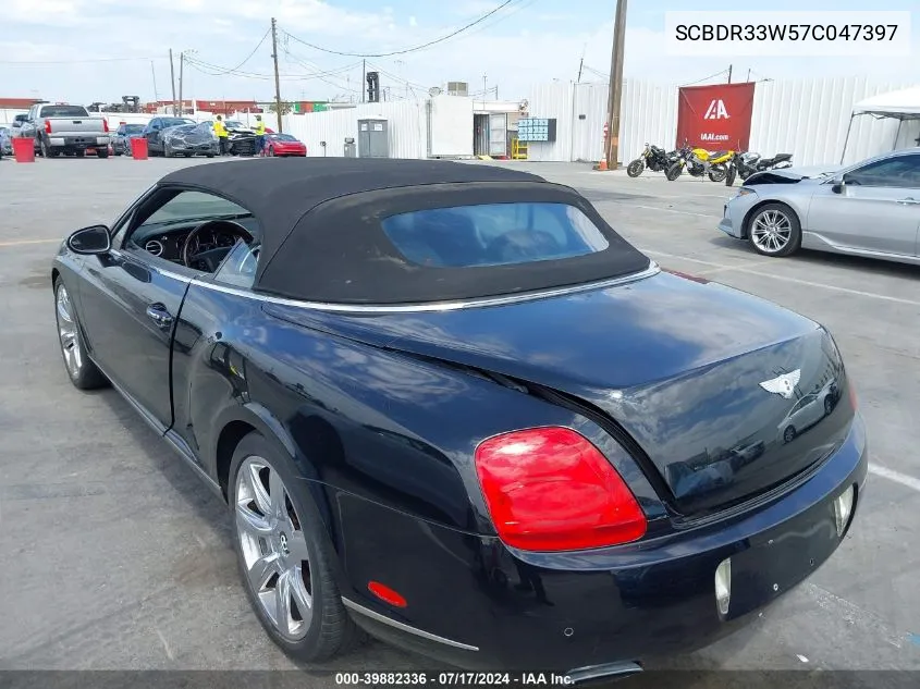 SCBDR33W57C047397 2007 Bentley Continental Gtc