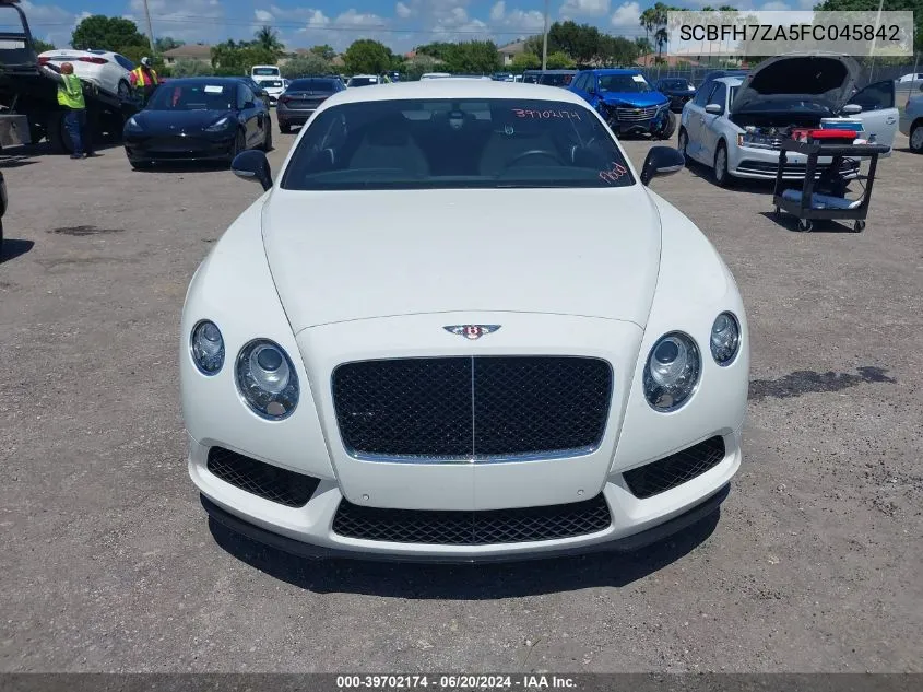 SCBFH7ZA5FC045842 2015 Bentley Continental Gt V8 S