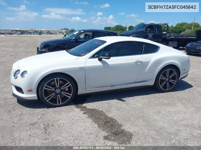 SCBFH7ZA5FC045842 2015 Bentley Continental Gt V8 S