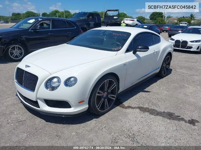 SCBFH7ZA5FC045842 2015 Bentley Continental Gt V8 S