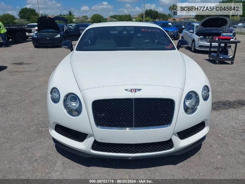 SCBFH7ZA5FC045842 2015 Bentley Continental Gt V8 S