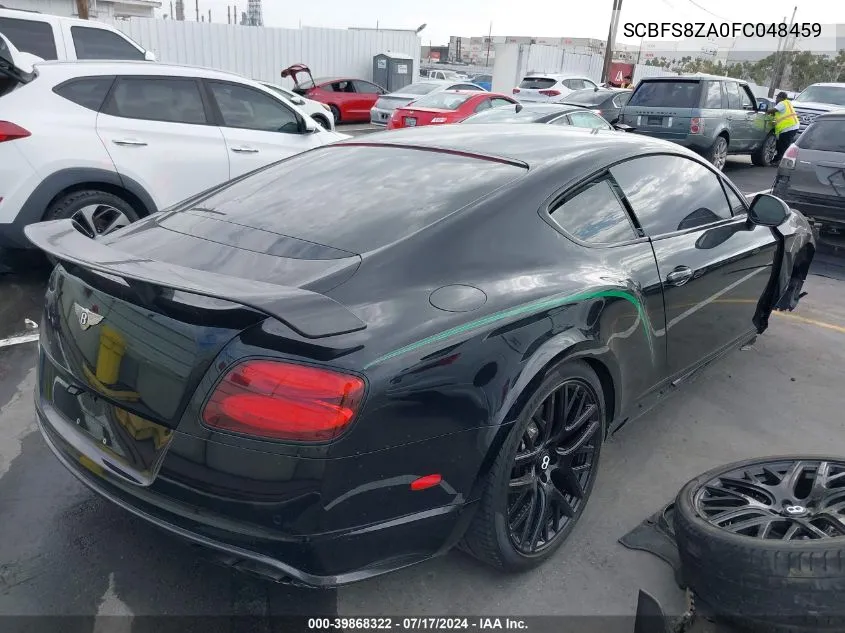 SCBFS8ZA0FC048459 2015 Bentley Continental Gt