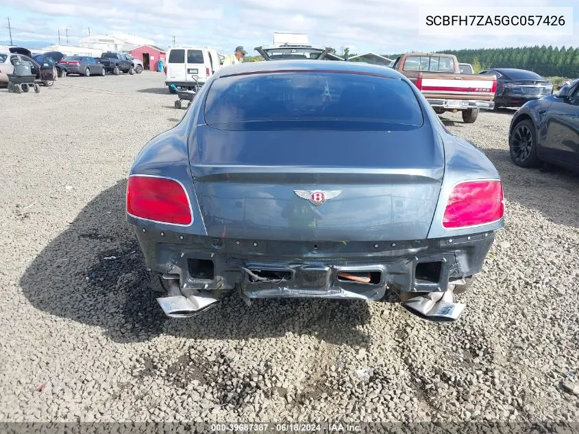 SCBFH7ZA5GC057426 2016 Bentley Continental Gt V8 S