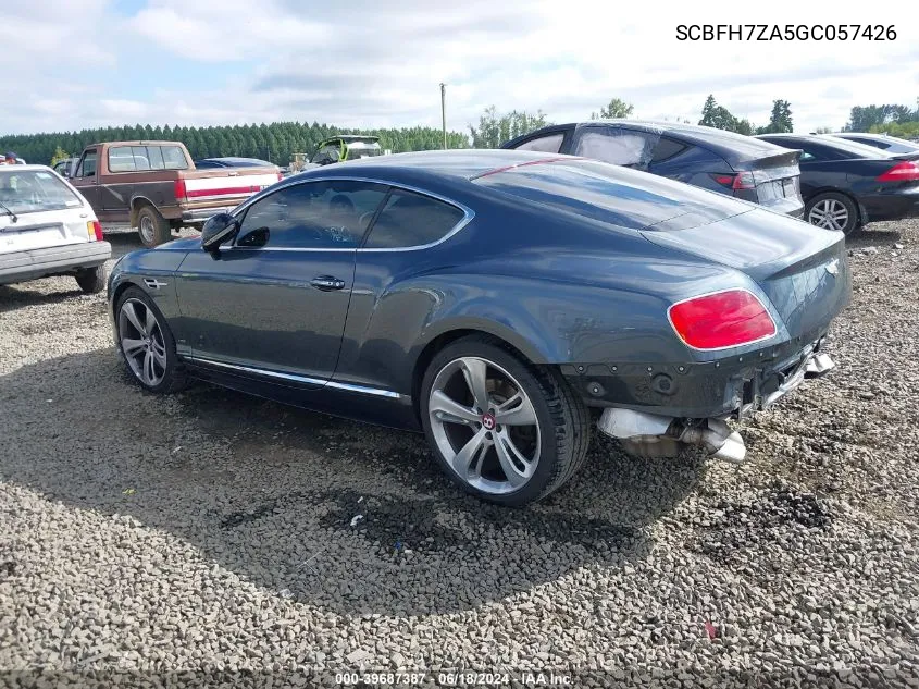 SCBFH7ZA5GC057426 2016 Bentley Continental Gt V8 S