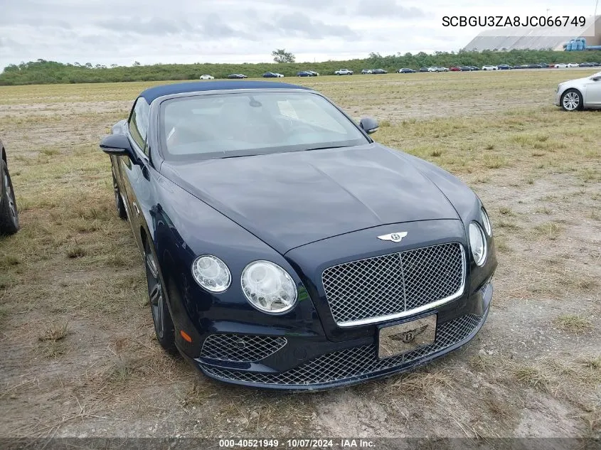 SCBGU3ZA8JC066749 2018 Bentley Continental Gt W12