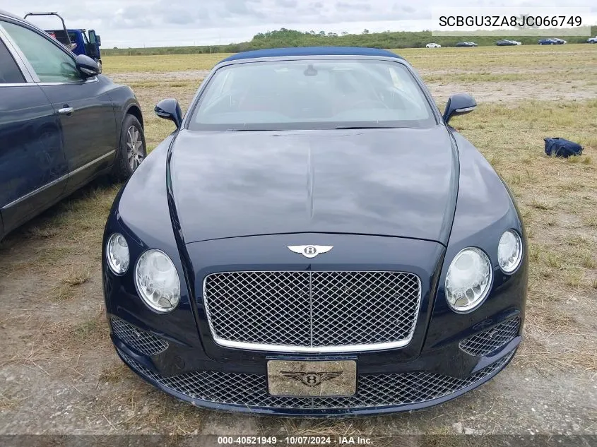 SCBGU3ZA8JC066749 2018 Bentley Continental Gt W12