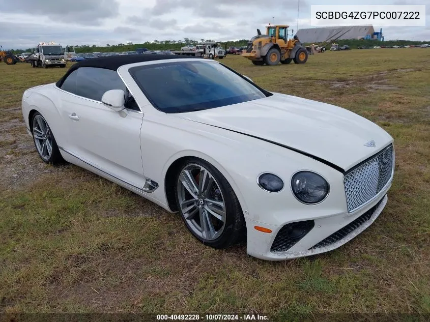 SCBDG4ZG7PC007222 2023 Bentley Continental Gt Azure/Mulliner V8/S